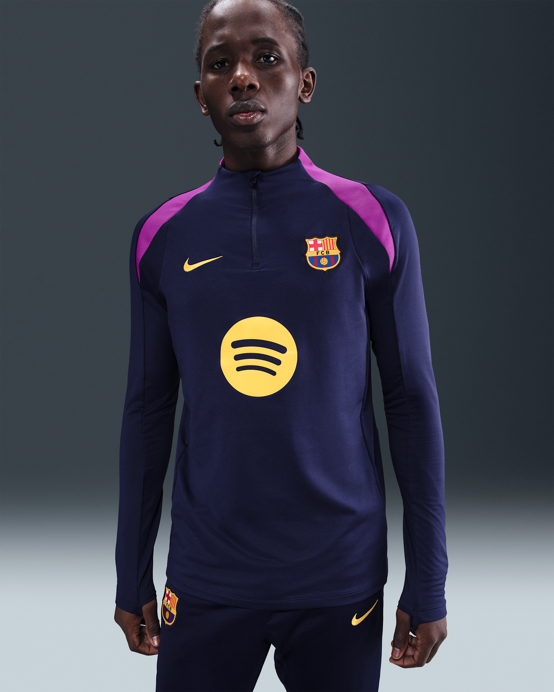 FC Barcelona Strike Men's Nike Dri-FIT Soccer Drill Top